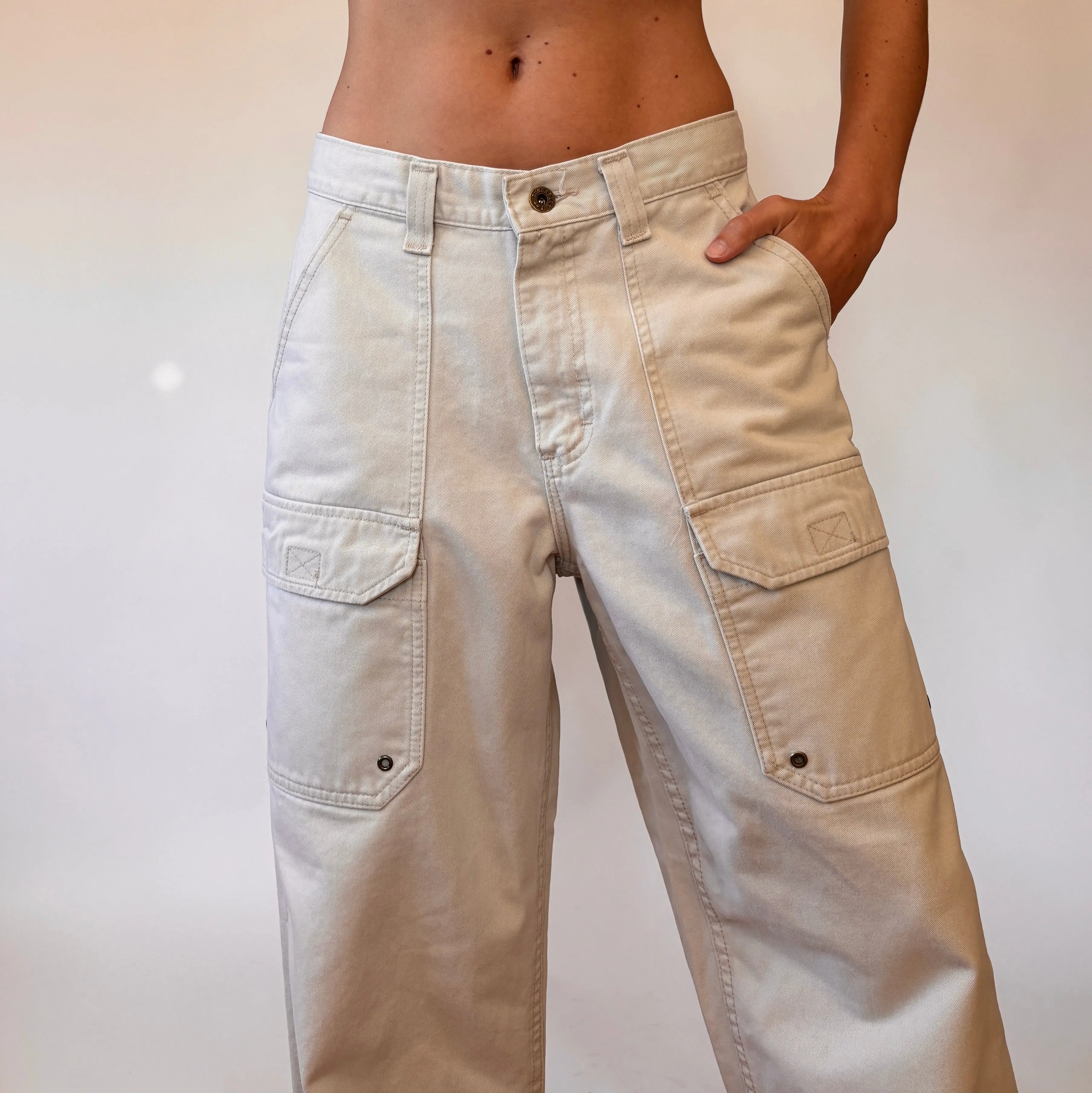 90s Lee Khaki Cargos (S)