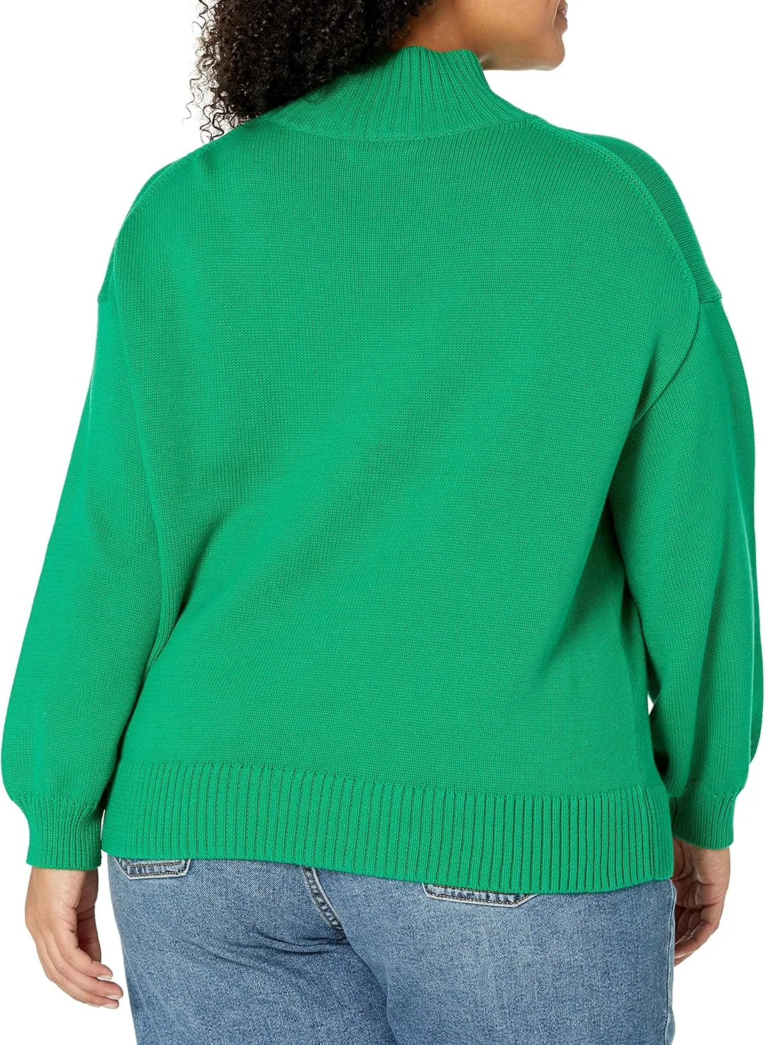 Amazon Essentials Cotton Sweaters for Women - Funnel-Neck, Available in Plus Size