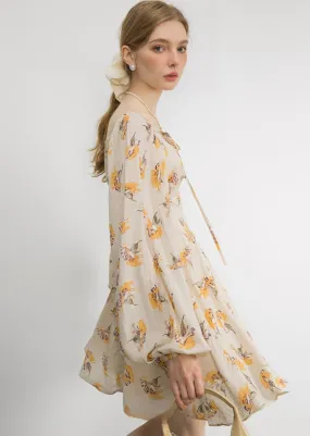BALLOON LONG SLEEVE DRESS