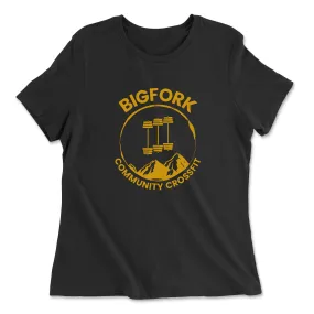 Bigfork Community CrossFit Classic BCCF Gold Womens - Relaxed Jersey T-Shirt