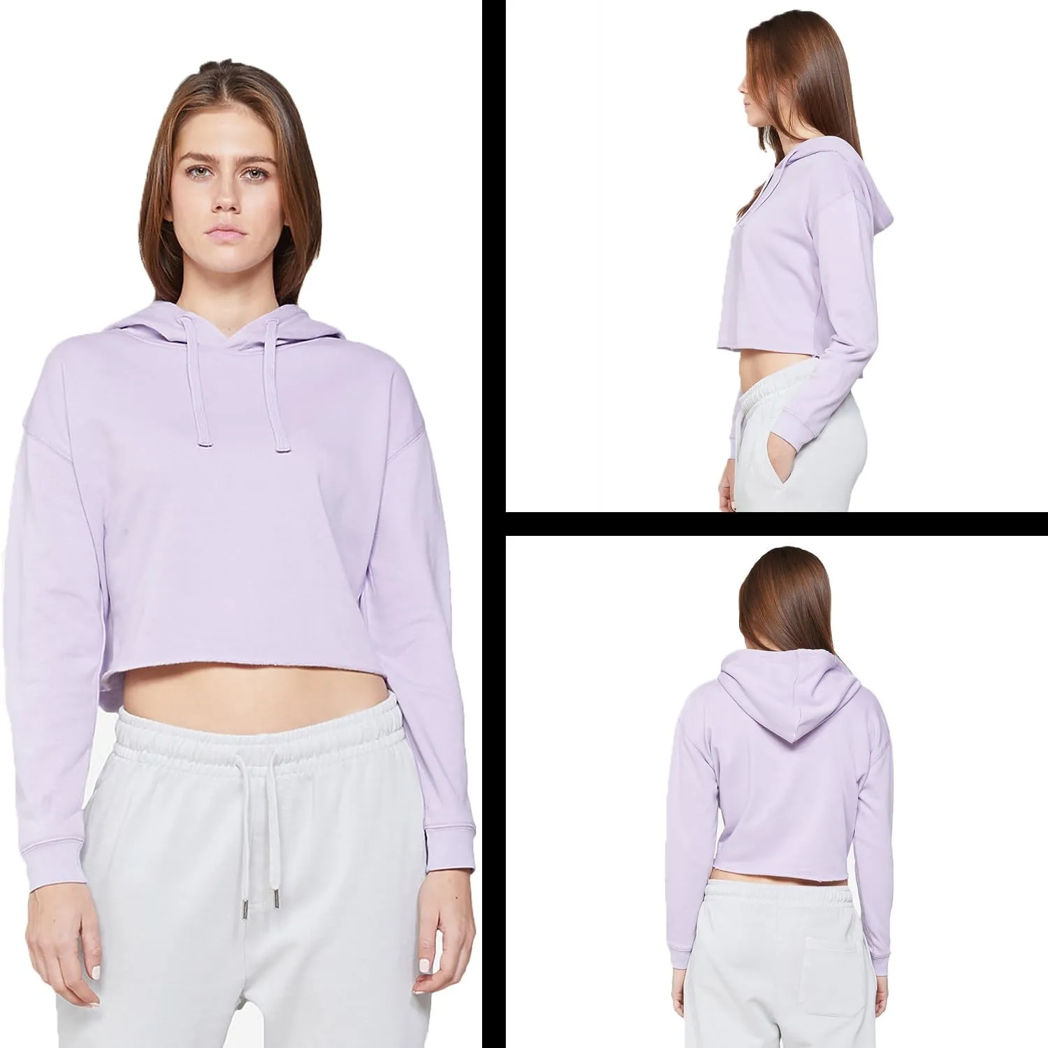 Boots On The Ground Bling Cropped Fleece Hoodie, Soft & Cozy, Trendy Fit