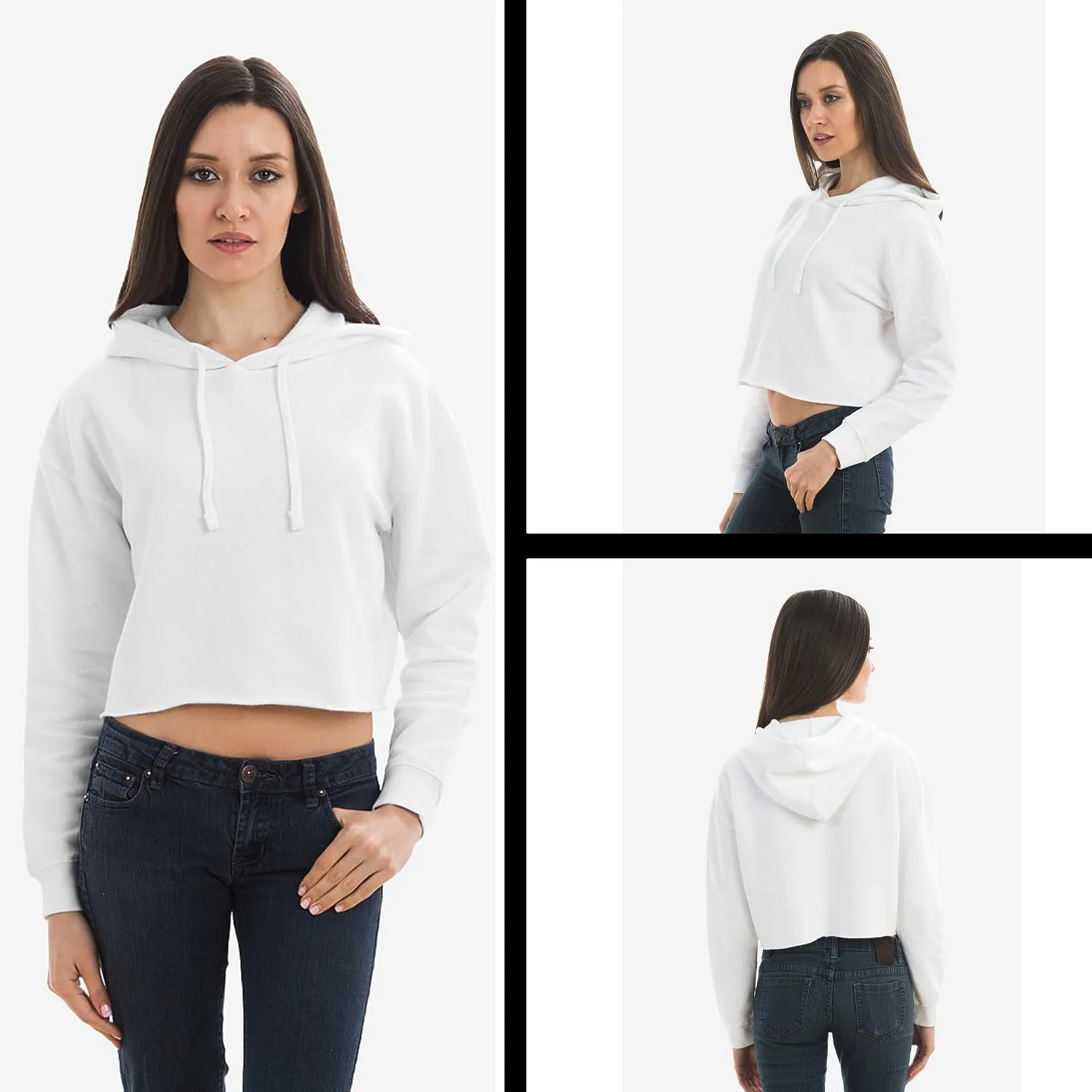 Boots On The Ground Bling Cropped Fleece Hoodie, Soft & Cozy, Trendy Fit