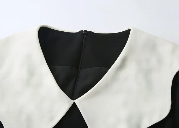 BUTTERFLY COLLAR MINI DRESS