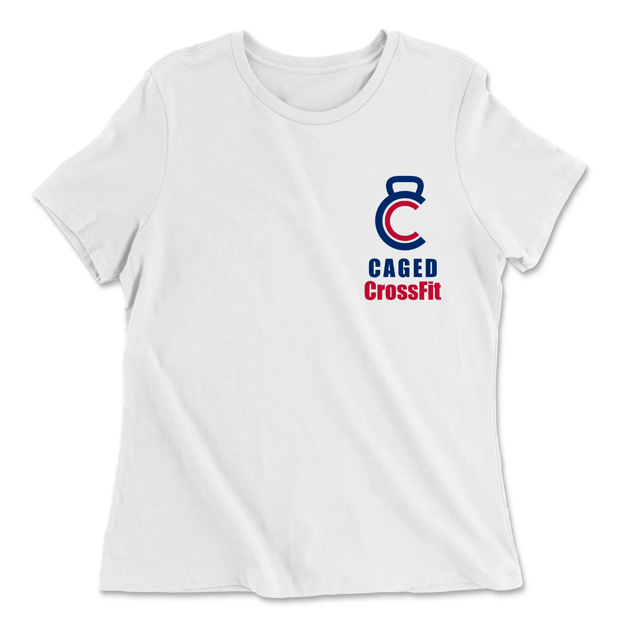 Caged CrossFit Pocket Womens - Relaxed Jersey T-Shirt