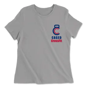 Caged CrossFit Pocket Womens - Relaxed Jersey T-Shirt