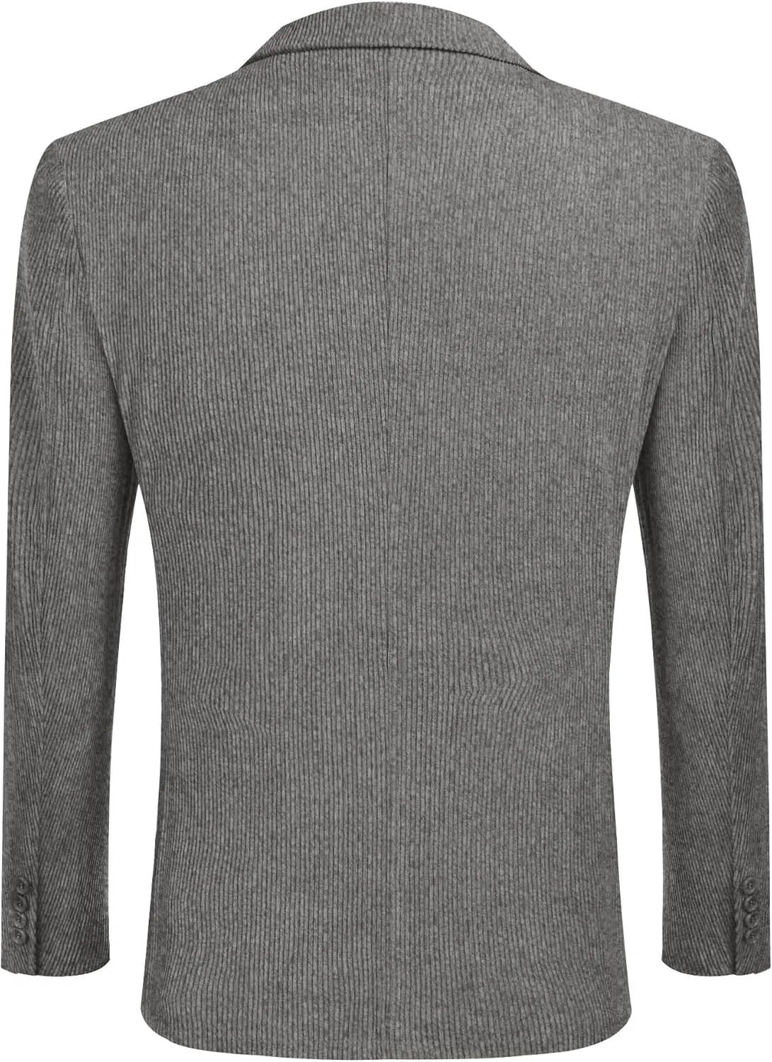 COOFADNY Men's Casual Corduroy Blazer Classic Fit Two Button Sport Coat Fashion Notch Lapel Blazer Jacket