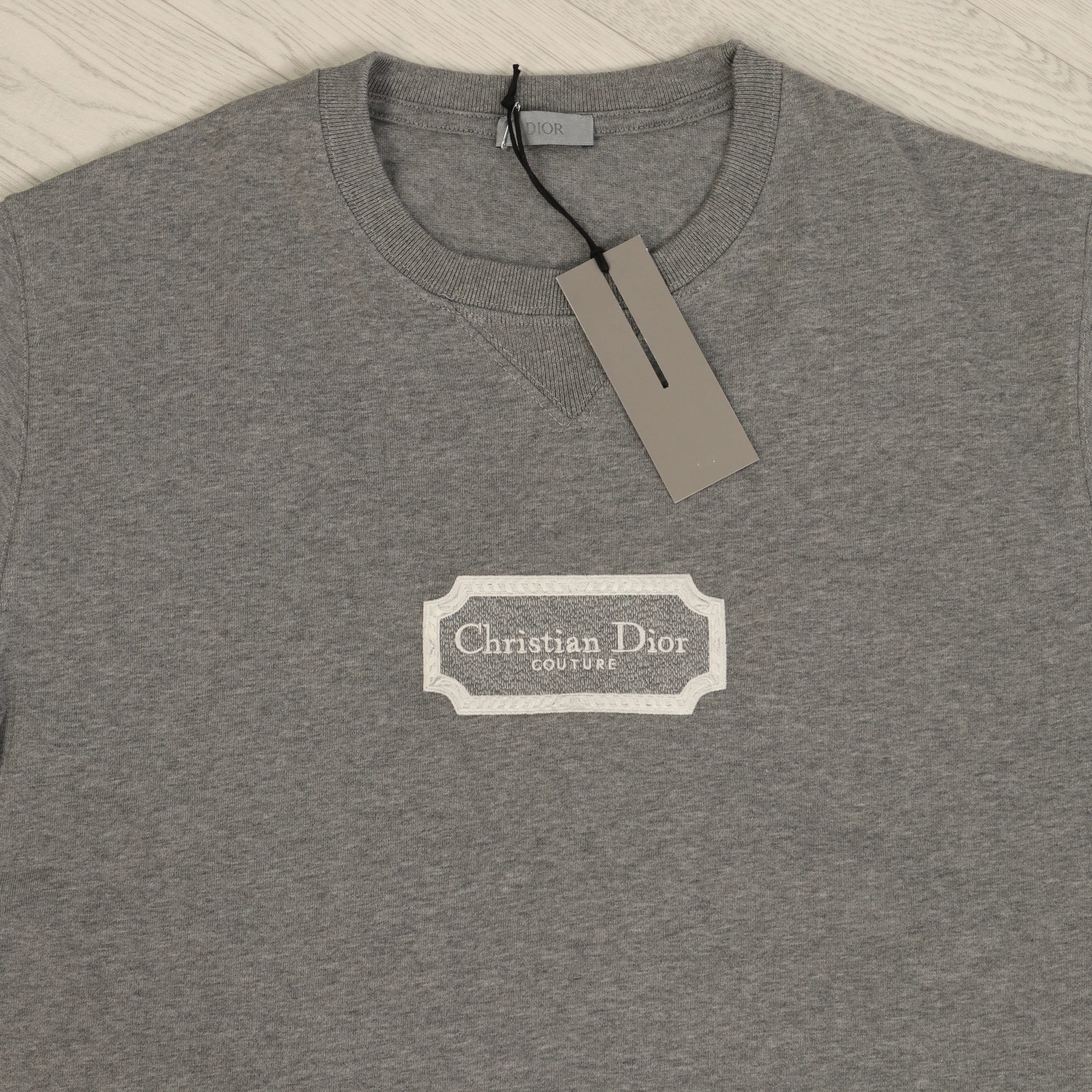 Couture Relaxed-Fit T-Shirt Grey