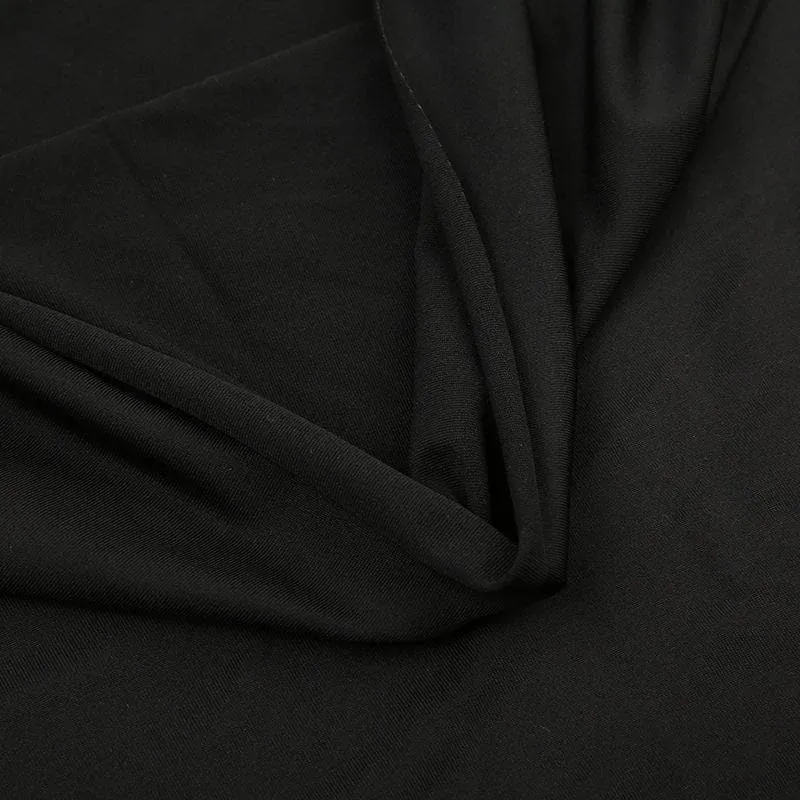 Cowl neck solid long flared sleeve hoodie 2-way top