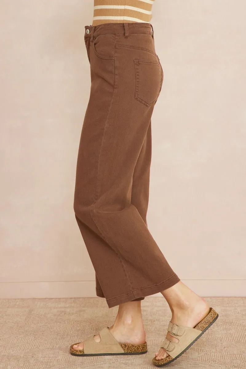 Days Like These Brown Denim Pants