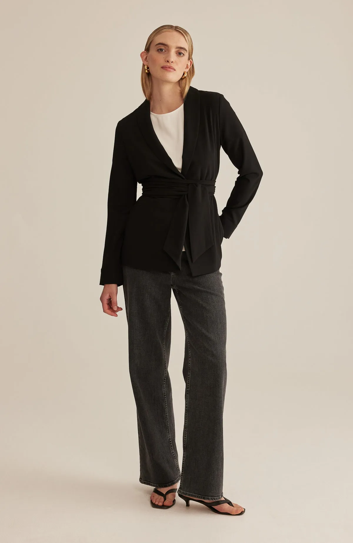 Elena Wrap Blazer