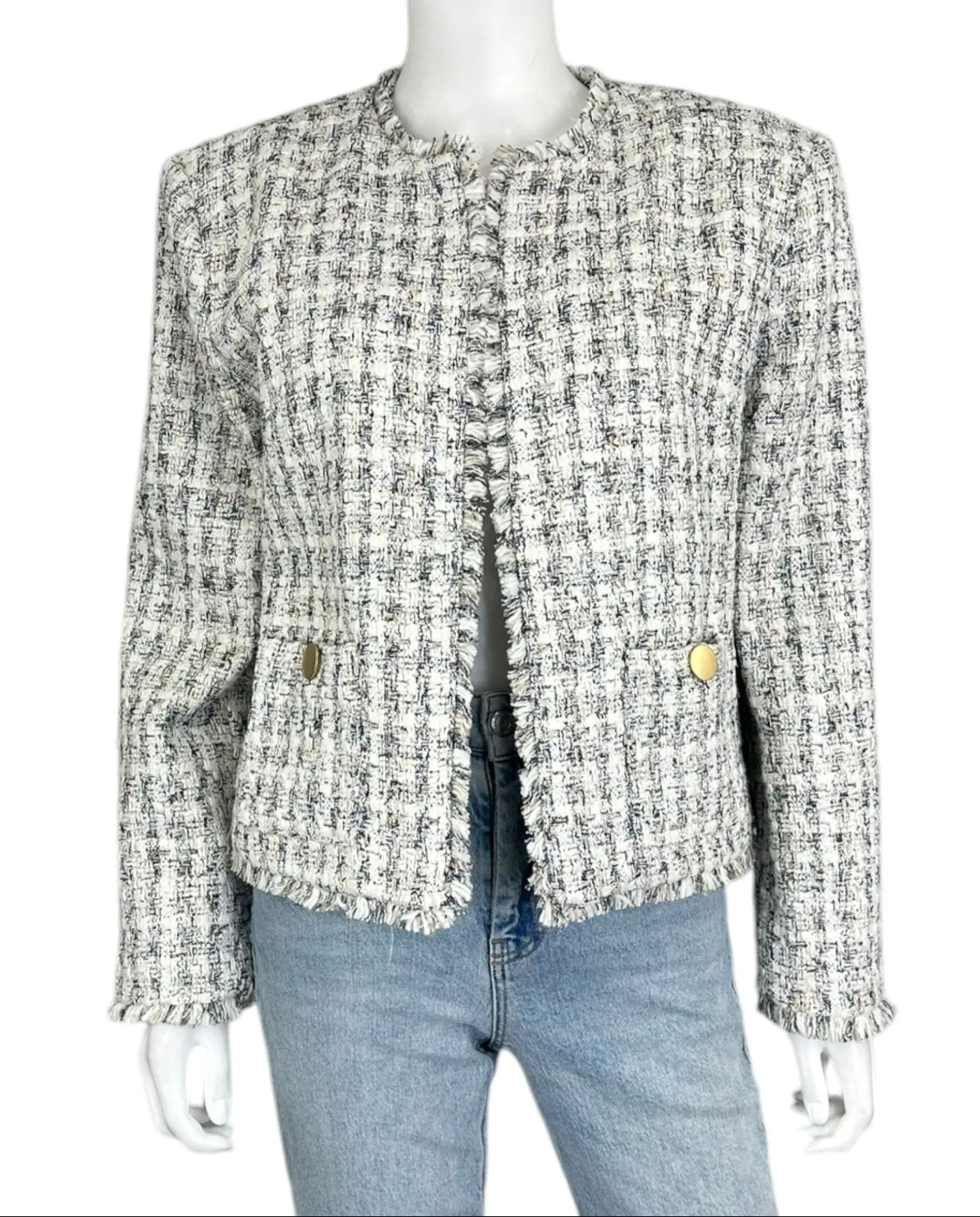 EXPRESS NWT Tweed Blazer Size L