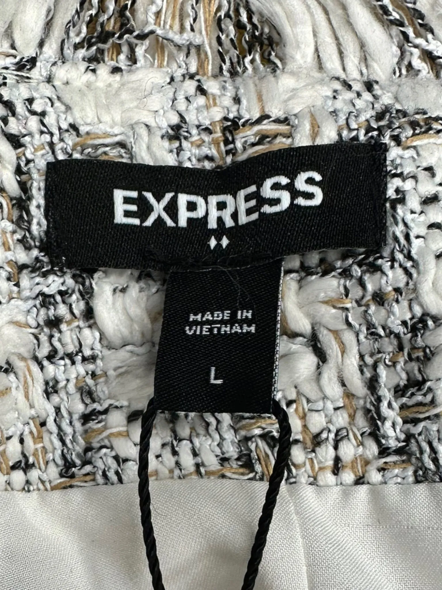 EXPRESS NWT Tweed Blazer Size L
