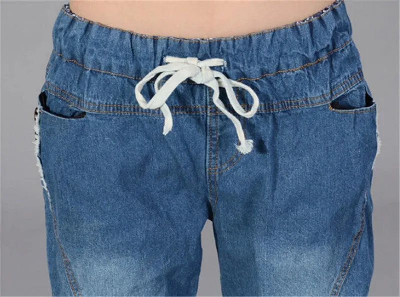 Female Casual Winter Thick High Waist Jeans