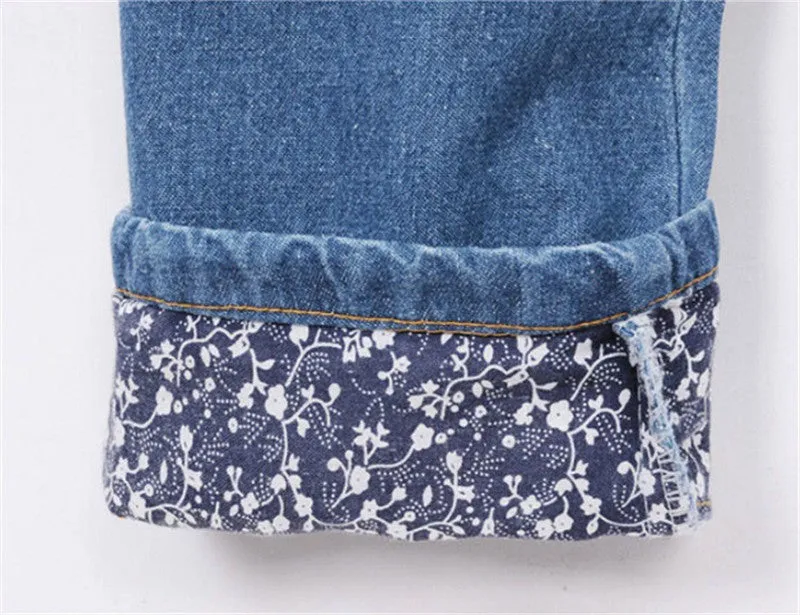 Female Casual Winter Thick High Waist Jeans