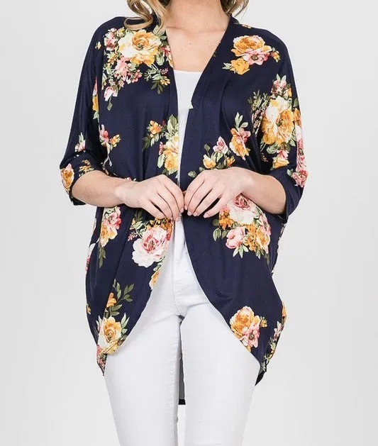 Floral Kimono Cardigan