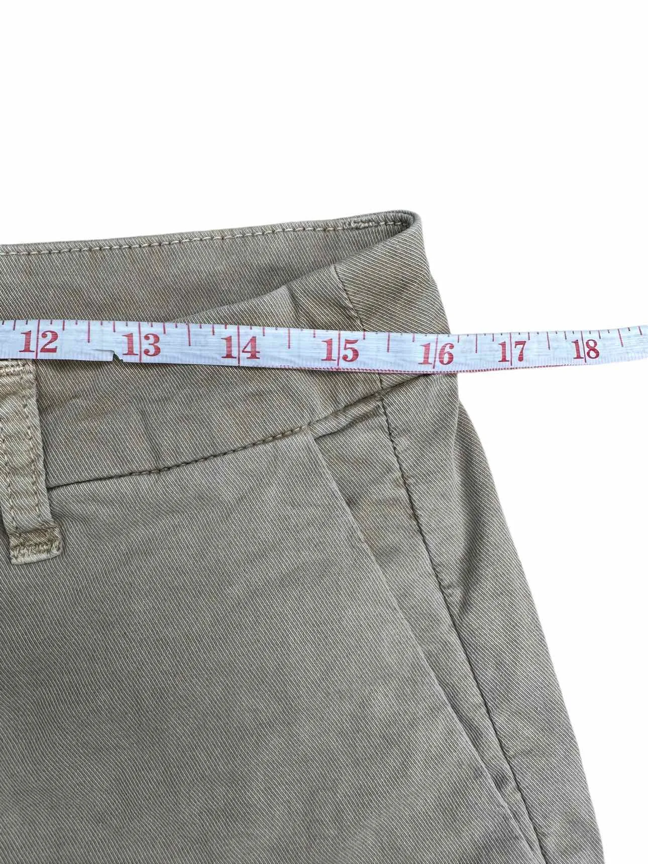 Frank & Eileen Khaki Cropped Pants Size 8