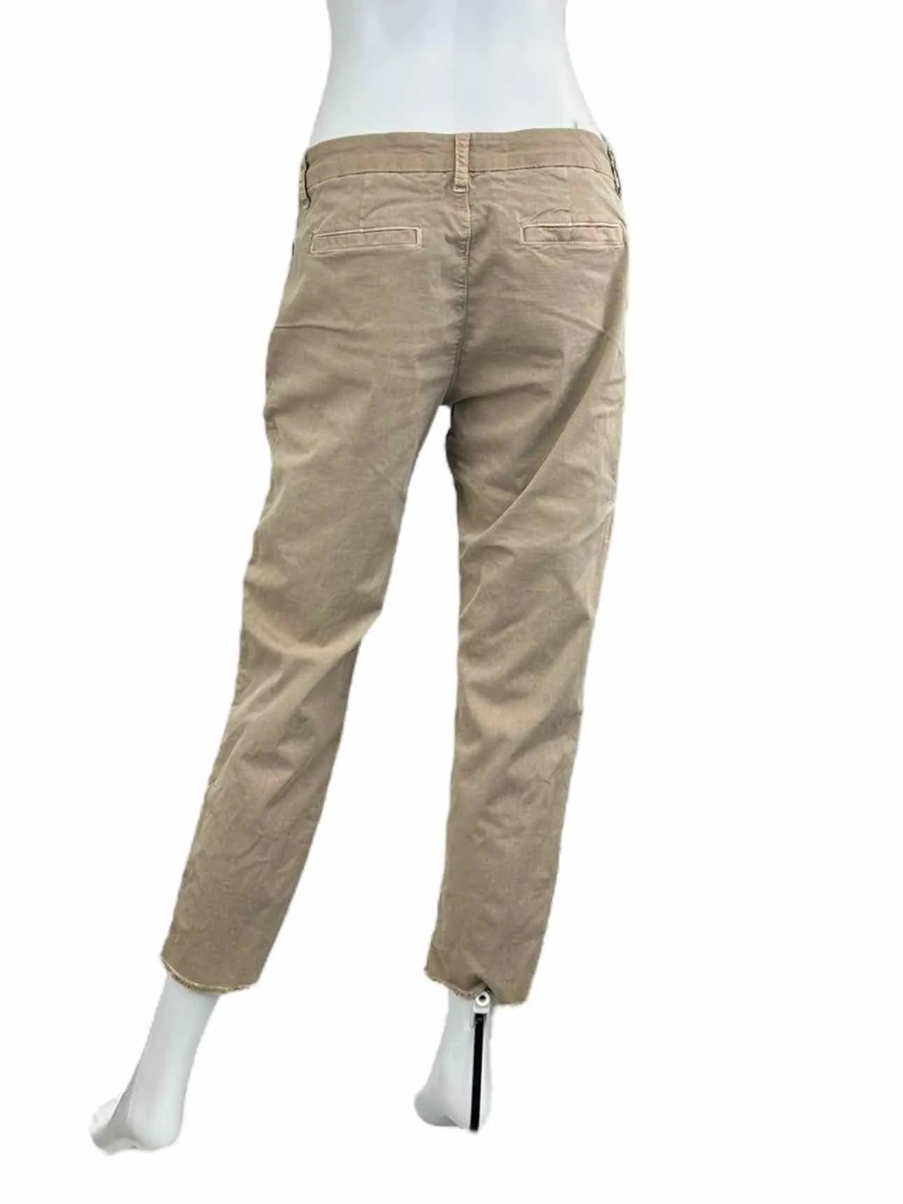 Frank & Eileen Khaki Cropped Pants Size 8