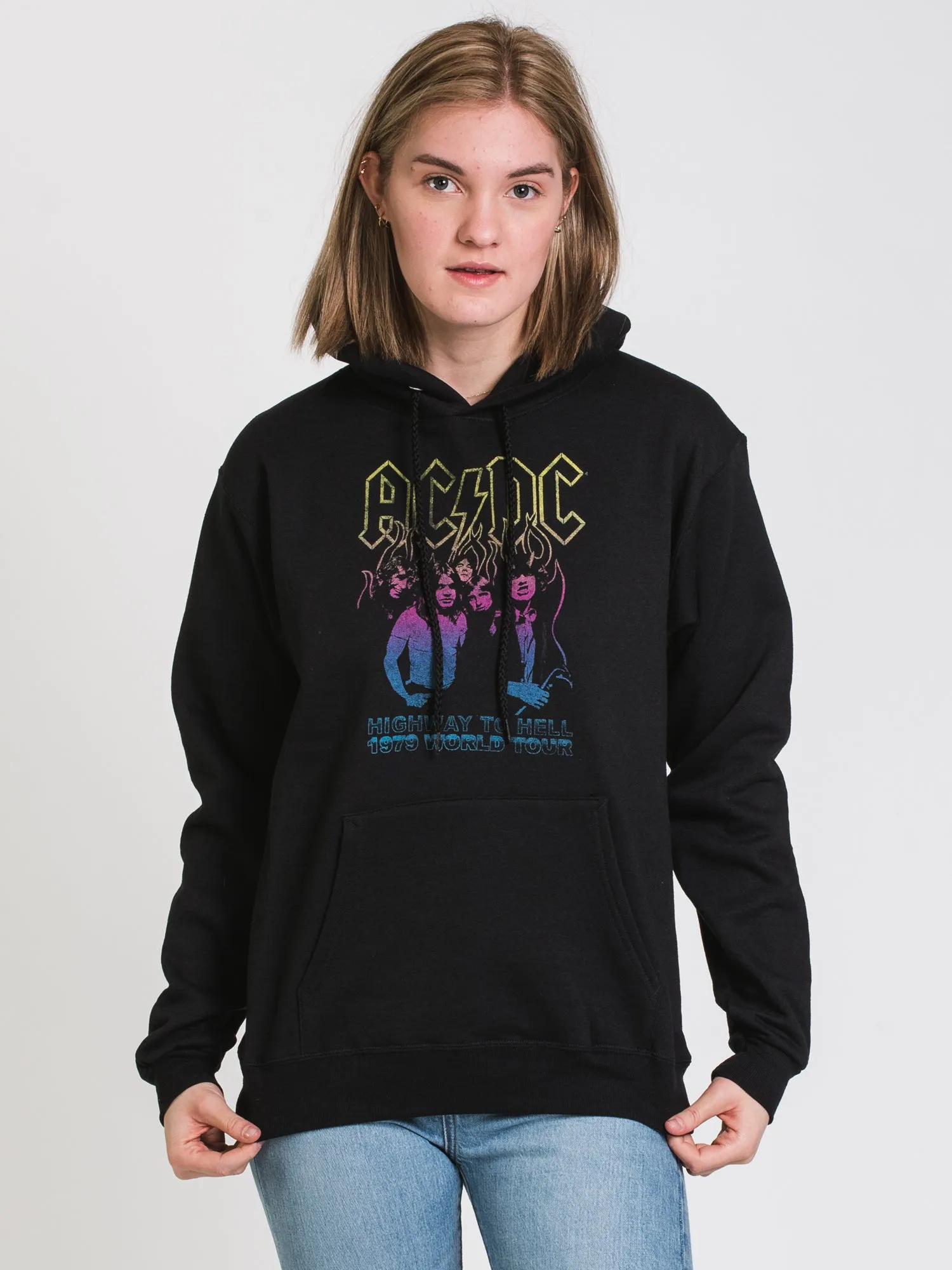 GOODIE TWO SLEEVE AC/DC ON FIRE PULLOVER HOODIE  - CLEARANCE