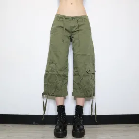Green Cargo Capris (Medium)