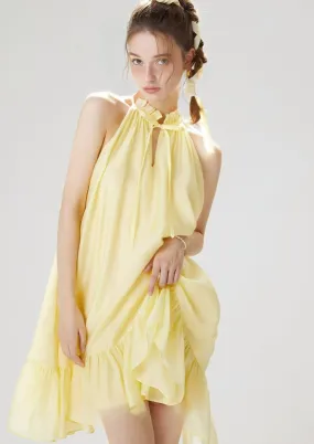 HALTER NECK LIGHT DRESS