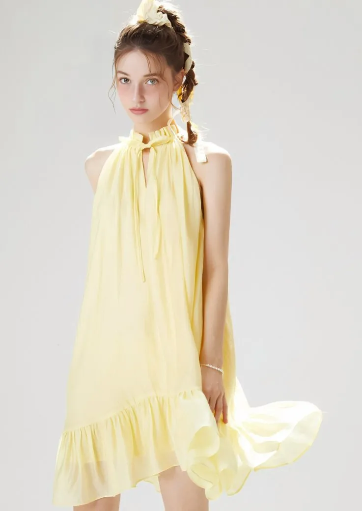 HALTER NECK LIGHT DRESS