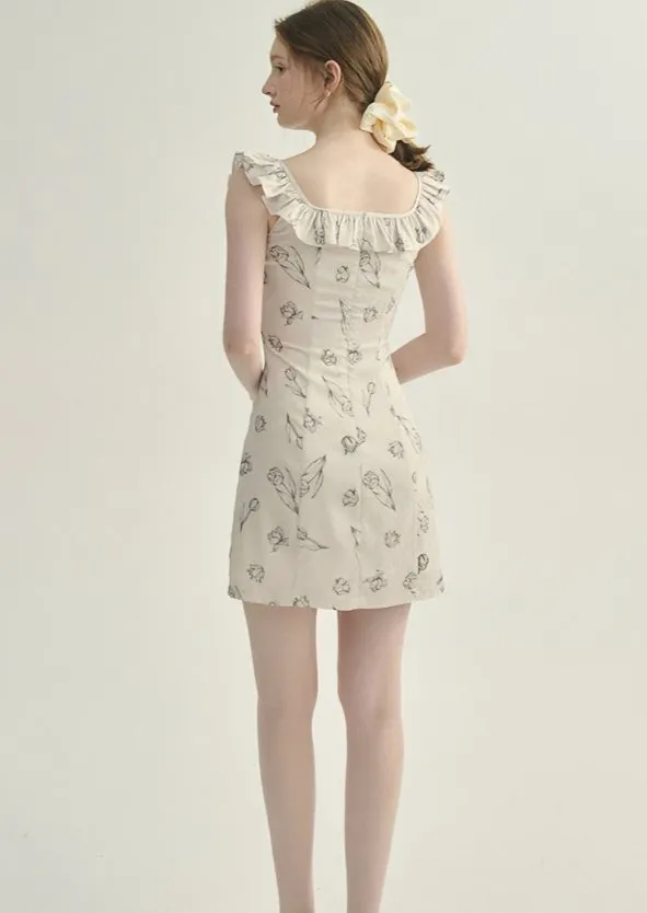 HANDWRITTEN FLOWER DRESS