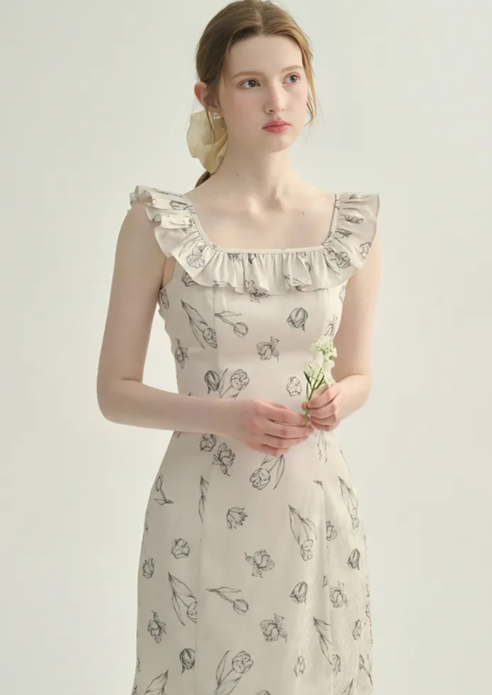 HANDWRITTEN FLOWER DRESS