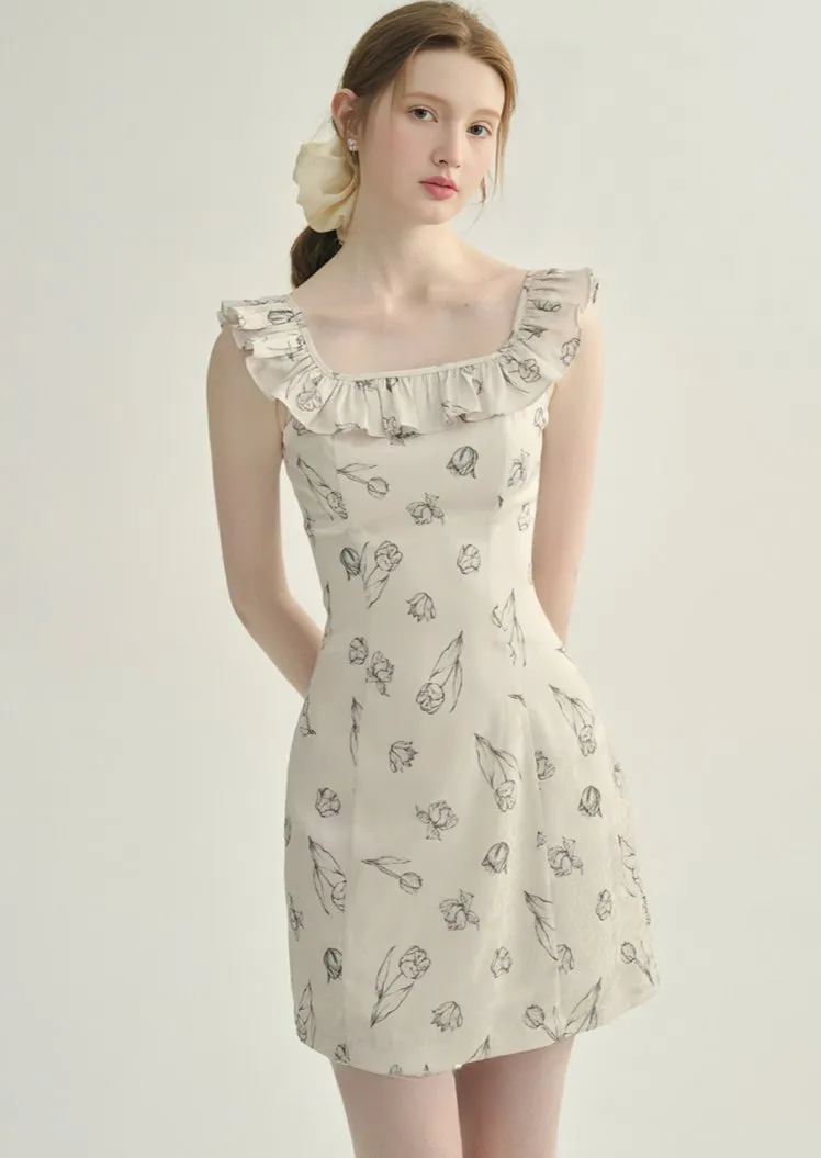 HANDWRITTEN FLOWER DRESS