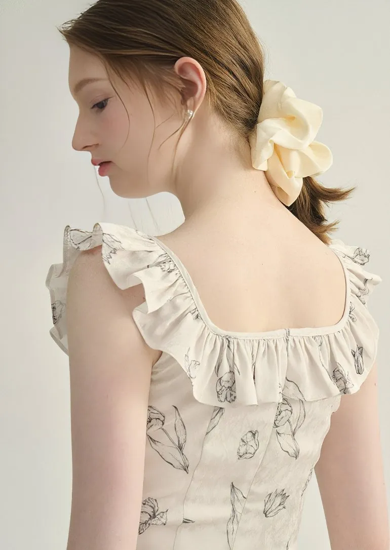 HANDWRITTEN FLOWER DRESS