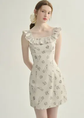 HANDWRITTEN FLOWER DRESS