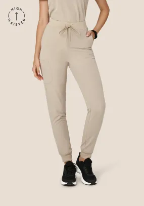 High Waisted Joggers Khaki