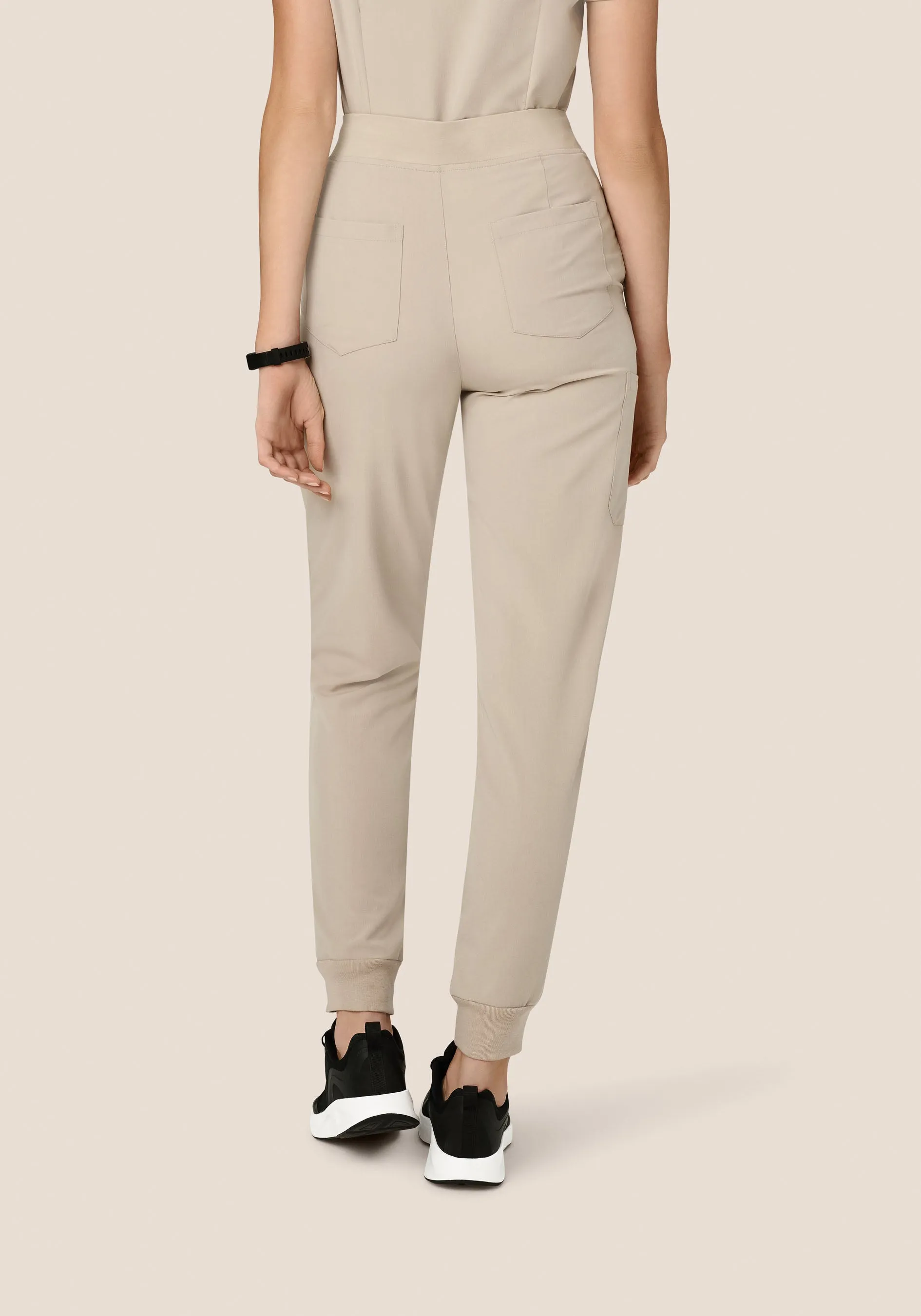 High Waisted Joggers Khaki