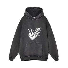 I’m Not Cutesy I’m Unhinged Yeah Vintage Washed Hoodie