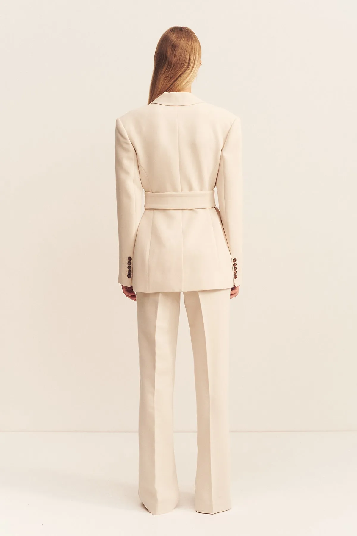 IRENA PINTUCK PANT BONE