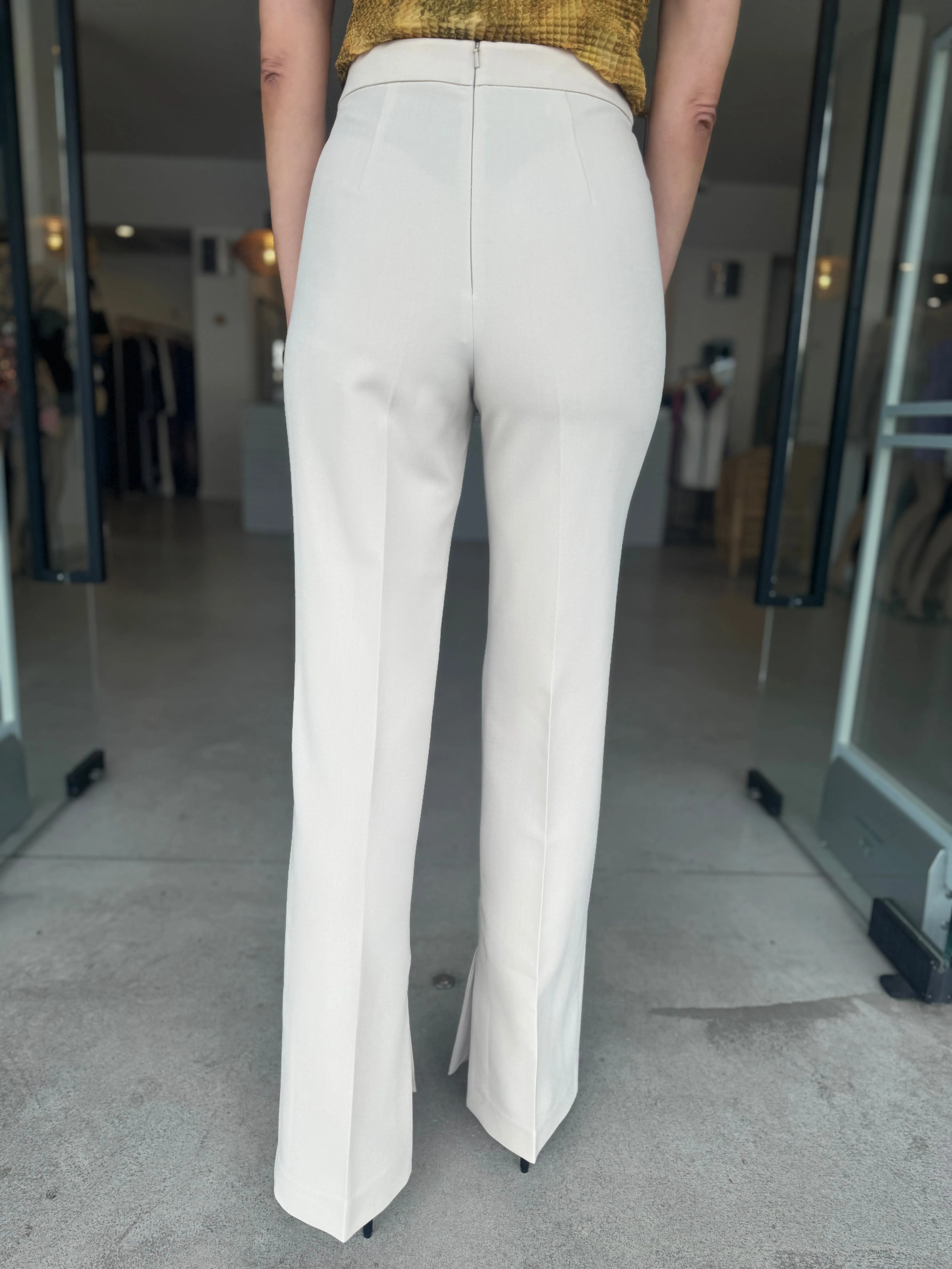 IRENA PINTUCK PANT BONE