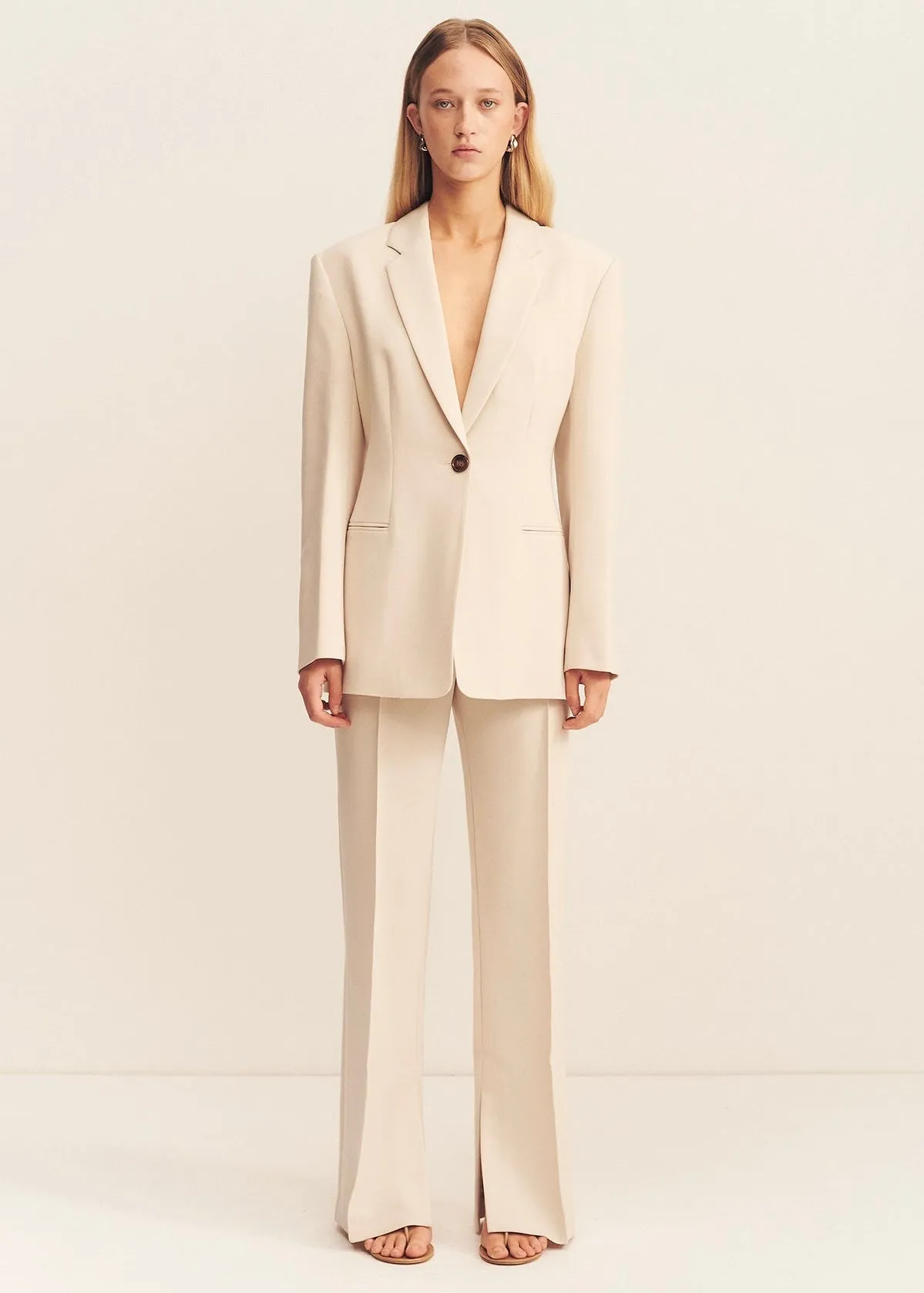 IRENA PINTUCK PANT BONE