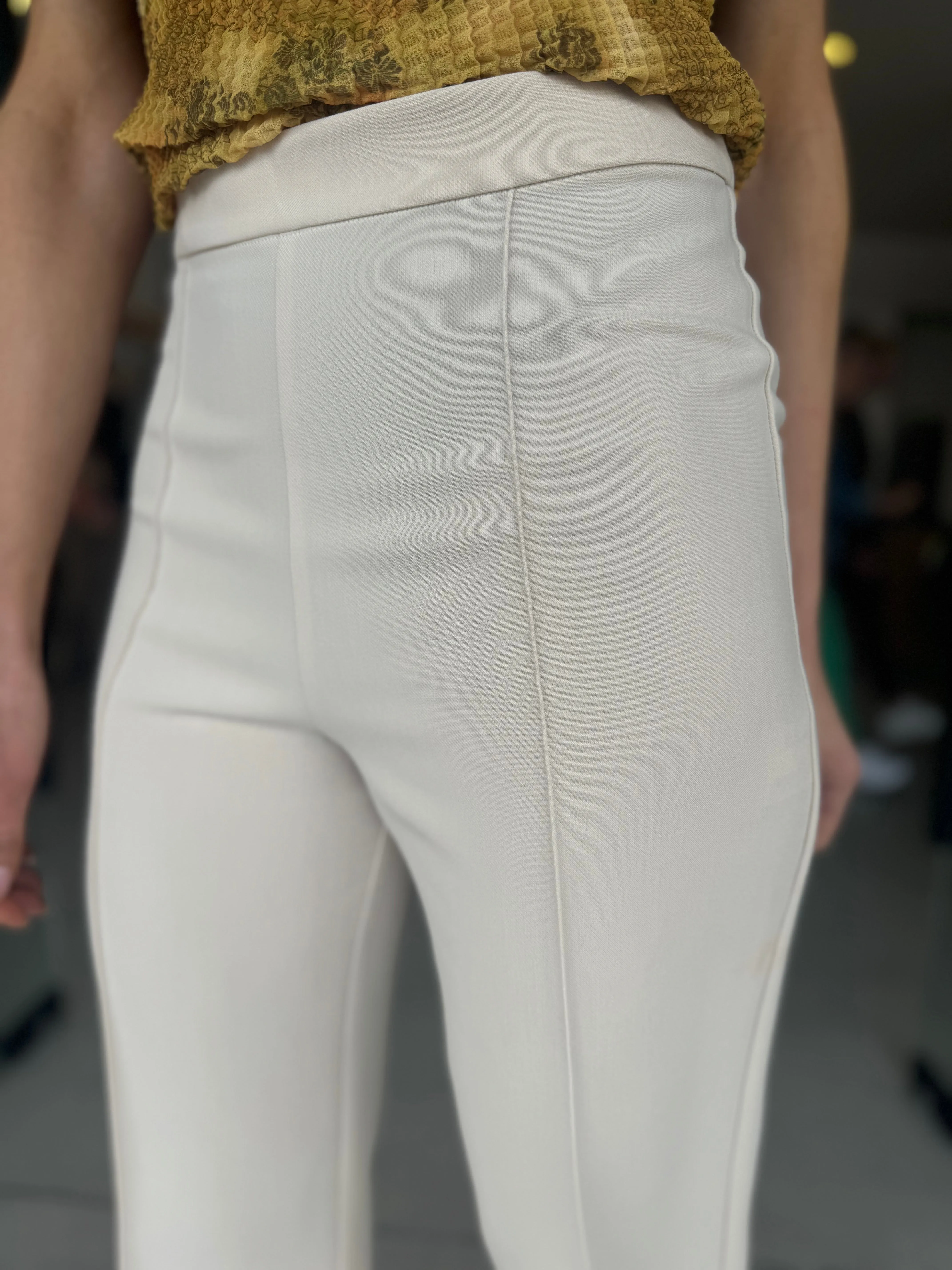 IRENA PINTUCK PANT BONE