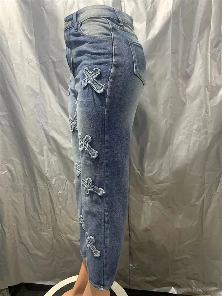Just Like Heaven High Waisted Straight Leg Pants