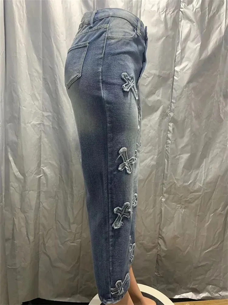 Just Like Heaven High Waisted Straight Leg Pants