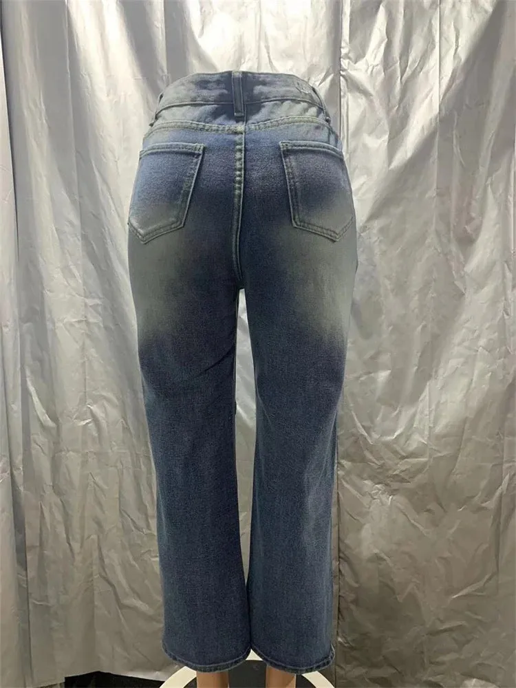 Just Like Heaven High Waisted Straight Leg Pants