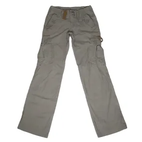 Khaki Low Rise Cargo Pants (XS-S)