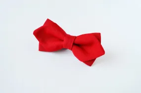 Kids Crimson Diamond Tip Bow tie