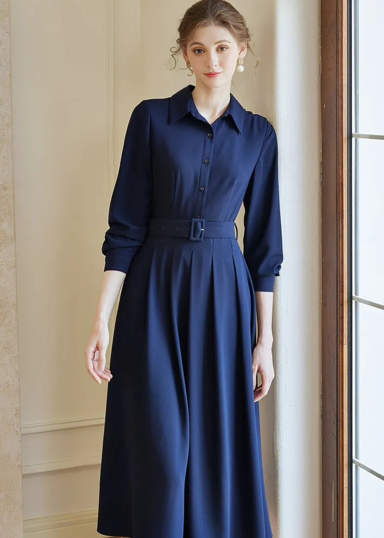 LACE UP SHIRT DRESS