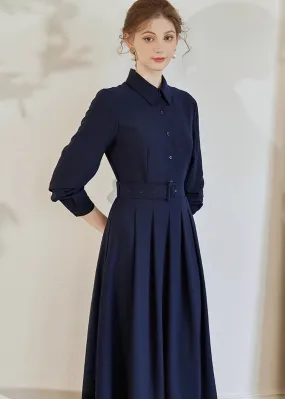 LACE UP SHIRT DRESS