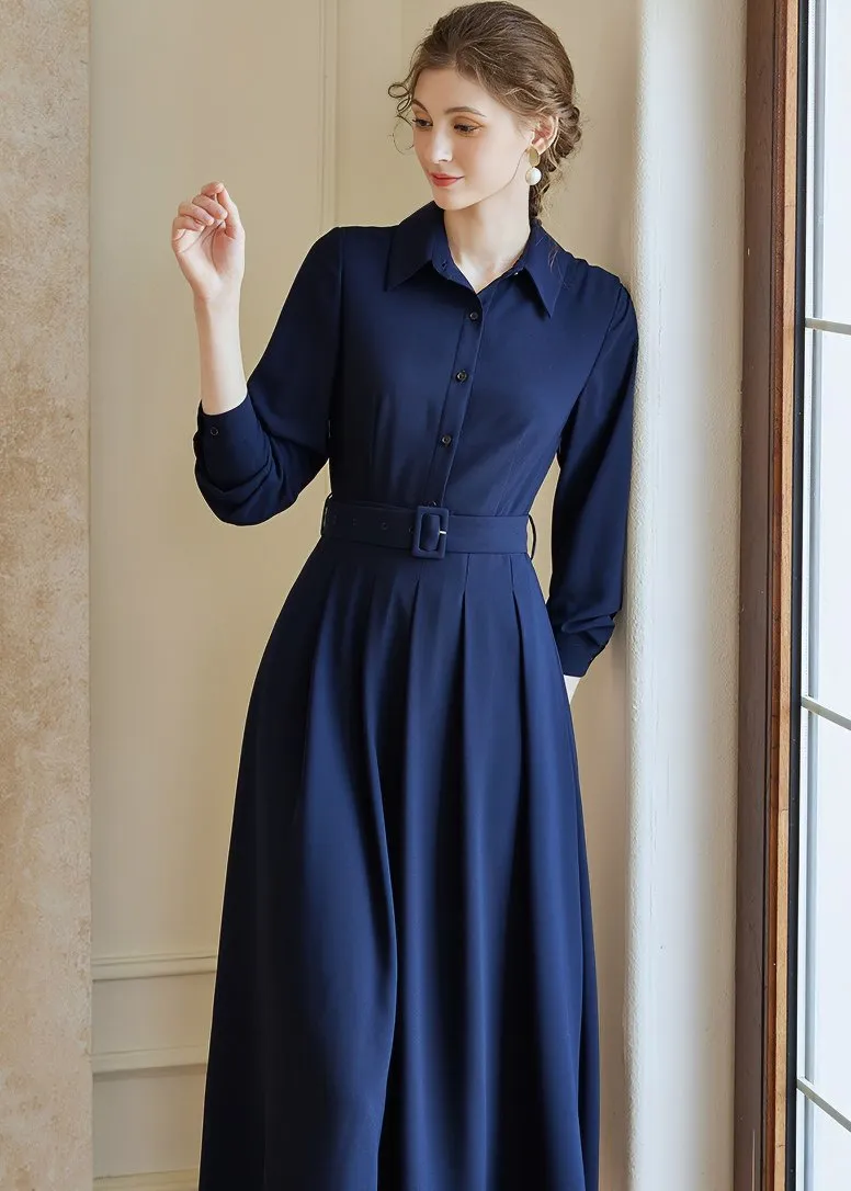 LACE UP SHIRT DRESS