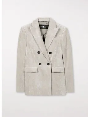 Luisa Cerano Corduroy Blazer Stone