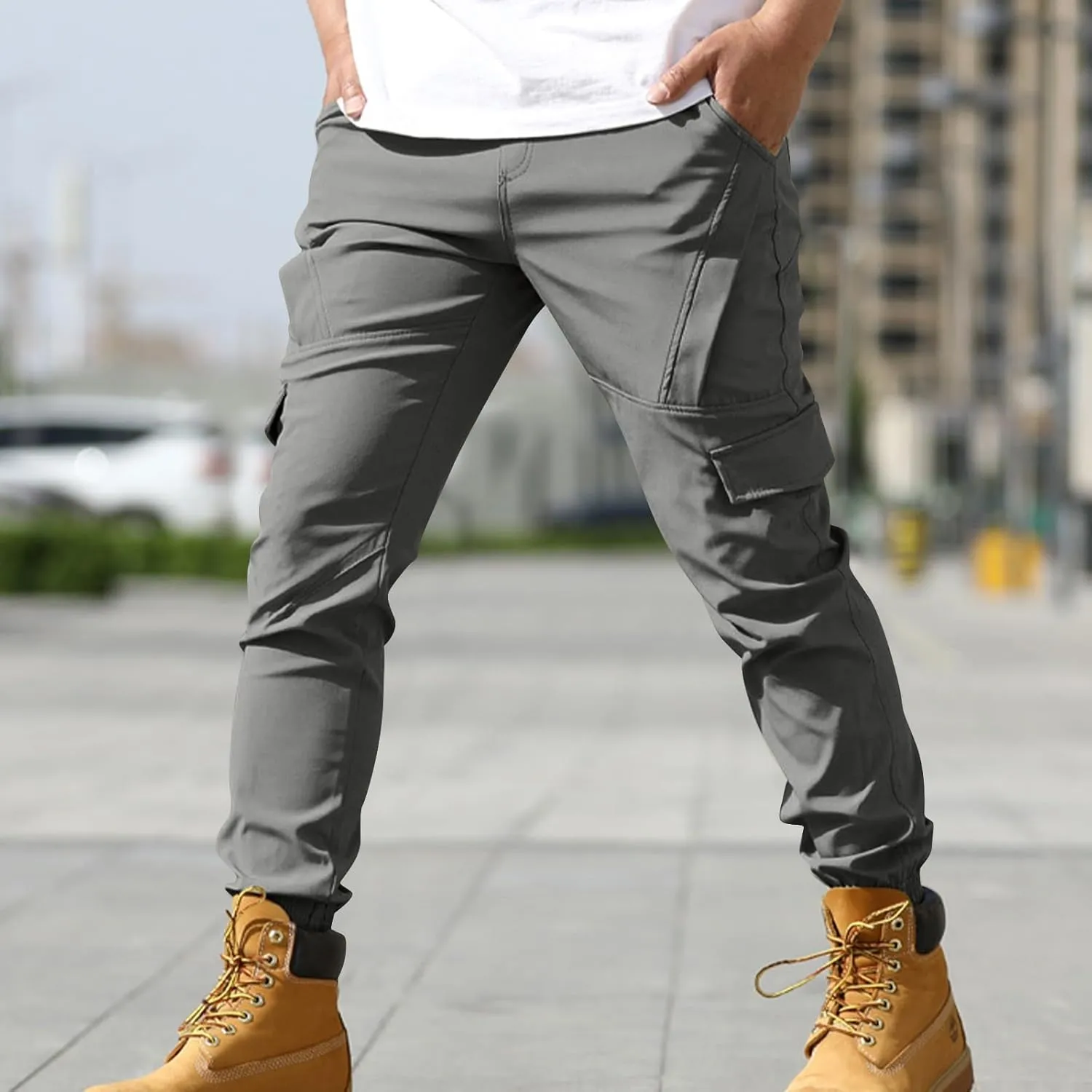 Man Loose Fit Pants for Mens Pleated Straight Leg Basic Long Leg Summer Fall 2025 Y2K