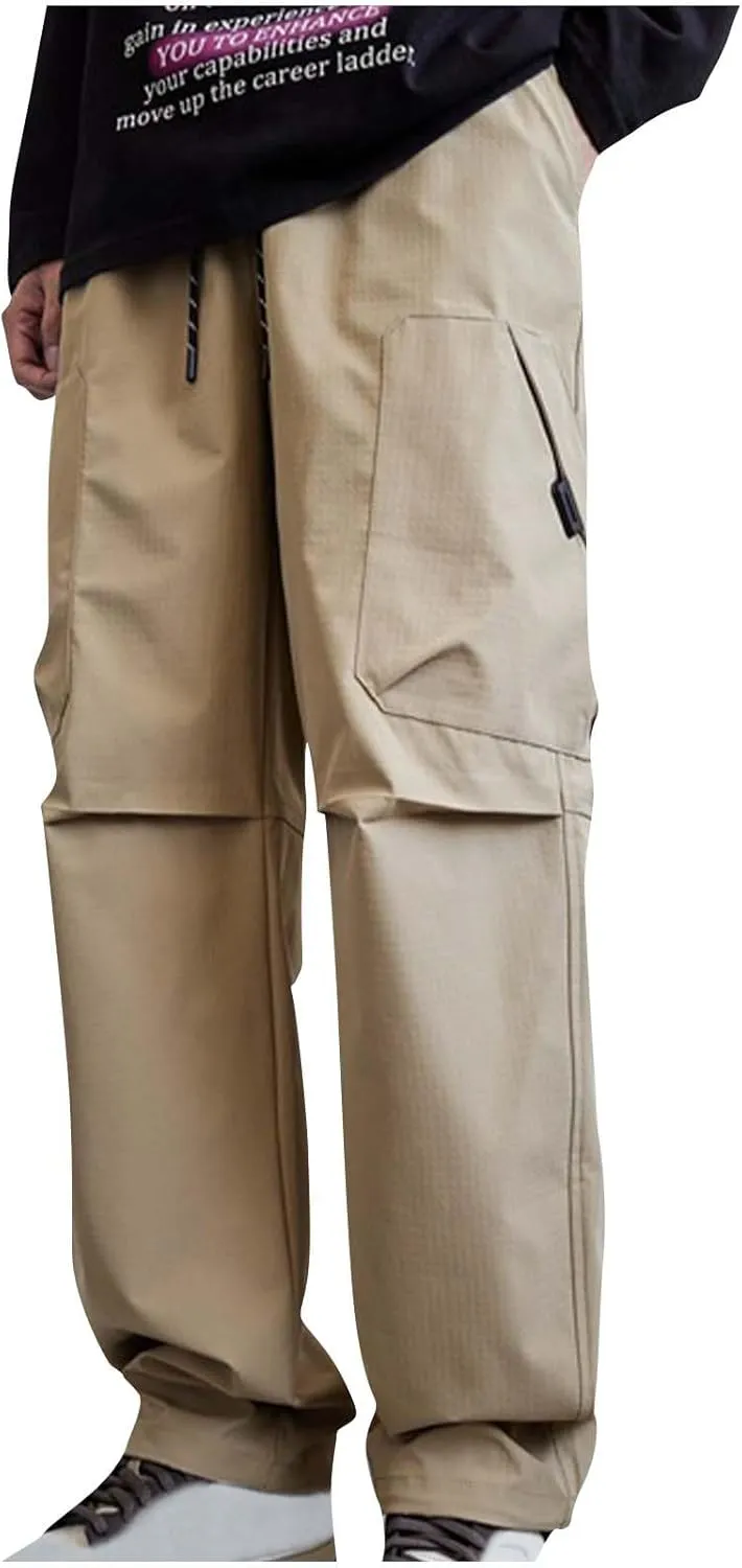 Man Loose Fit Pants for Mens Pleated Straight Leg Basic Long Leg Summer Fall 2025 Y2K