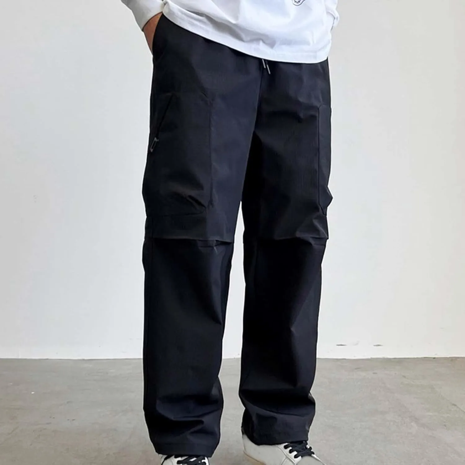 Man Loose Fit Pants for Mens Pleated Straight Leg Basic Long Leg Summer Fall 2025 Y2K