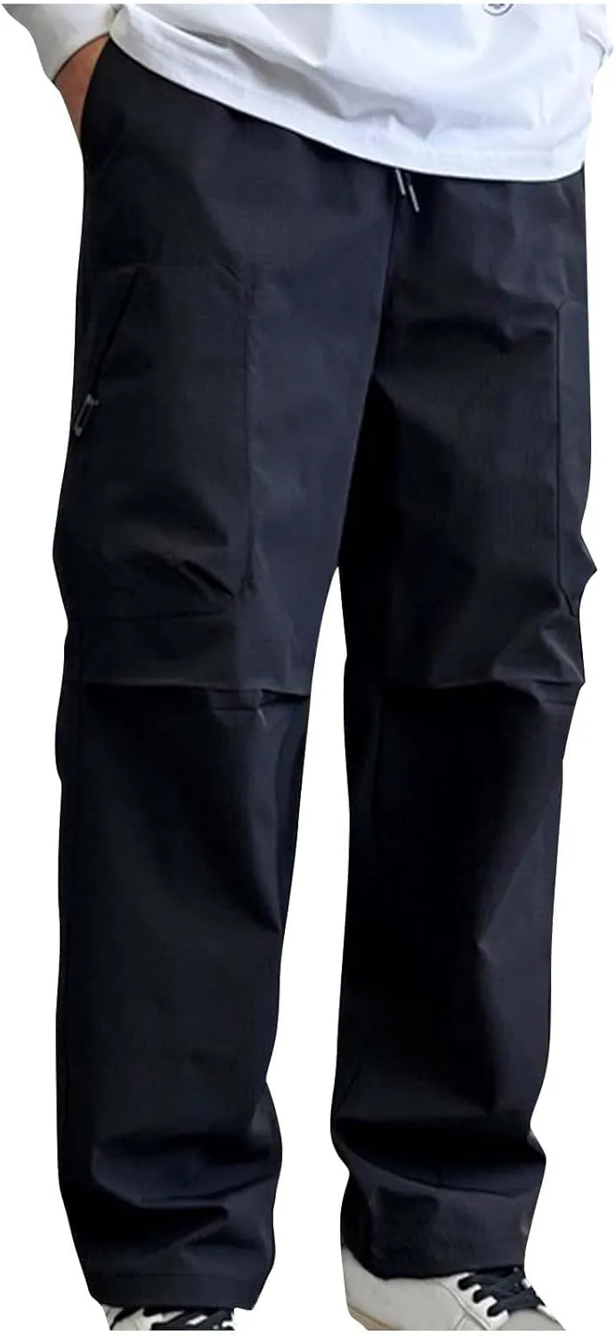 Man Loose Fit Pants for Mens Pleated Straight Leg Basic Long Leg Summer Fall 2025 Y2K